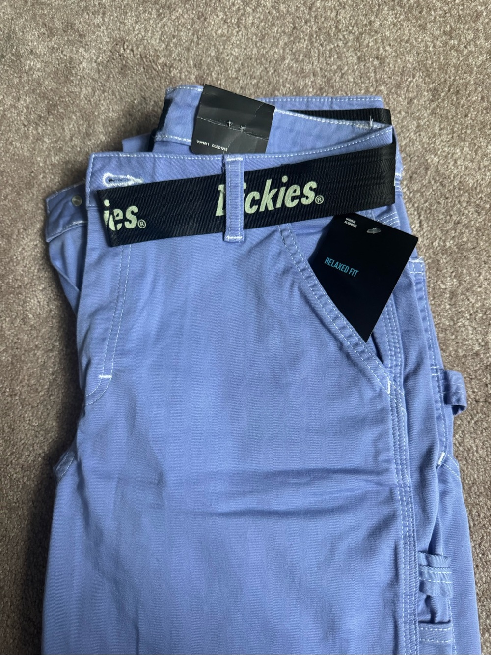 Dickies Relaxed Fit Pants in Lavender Blue